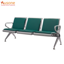 1.2mm cold rolled steel handest metal bus station clinic waiting room chairs